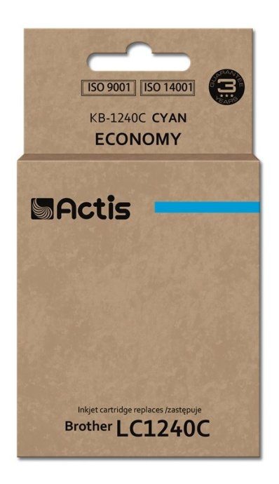 Actis KB-1240C tint (Brother LC1240C/LC1220C asendaja; Standard; 19 ml; tsüaani)