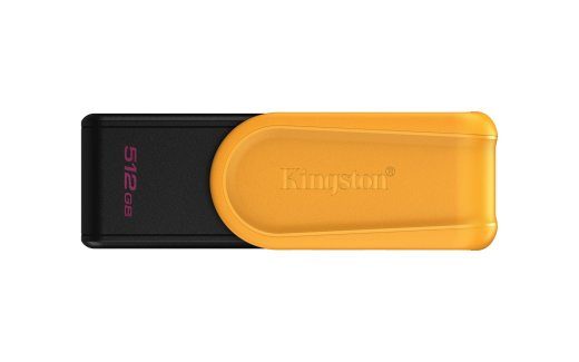 Kingston Technology 512GB kaasaskantav USB 3.2 Gen 1 Exodia S Data Traveler (Must/Kollane)