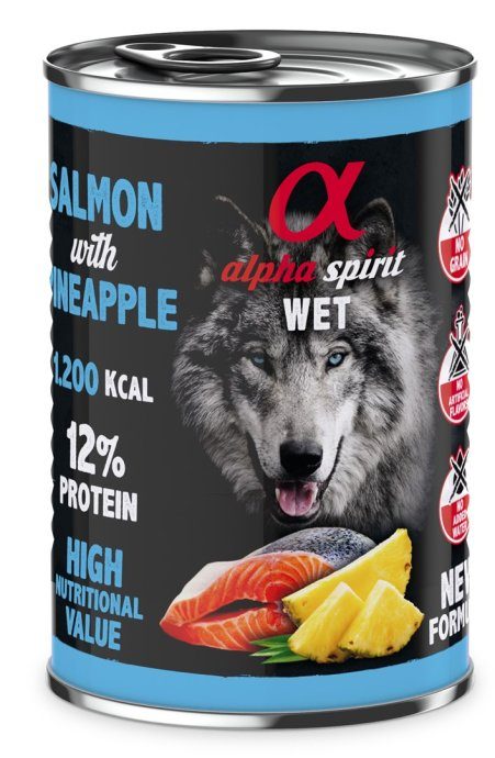 ALPHA SPIRIT MOK Sairand ananassiga – märkimunakoeratoit – 400g