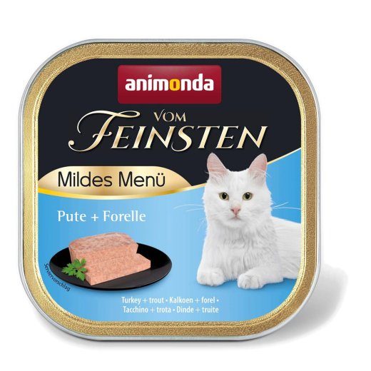 ANIMONDA Vom Feinsten Mildes Menu Türgi ja meritursakas - 100g märgkassitoit