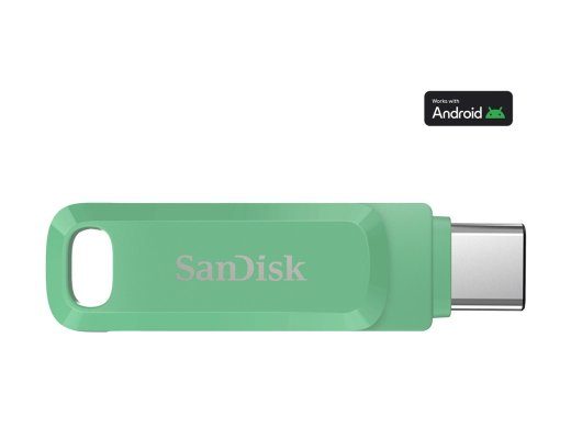 SanDisk Ultra Dual Drive Go 64GB USB 3.2 Gen 1 / USB-C Flash Drive Green