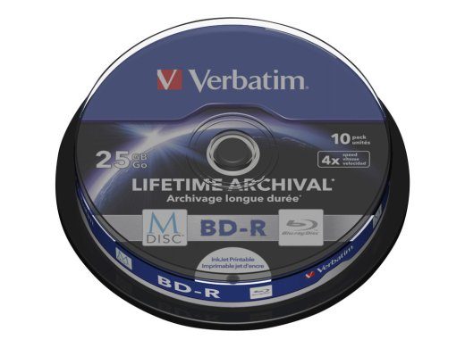 Verbatim 10x BD-R 25GB M-Disc