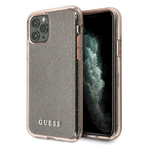 Guess GUHCN65PCGLPI Hardcase Glitter iPhone 11 Pro Max jaoks / roosa