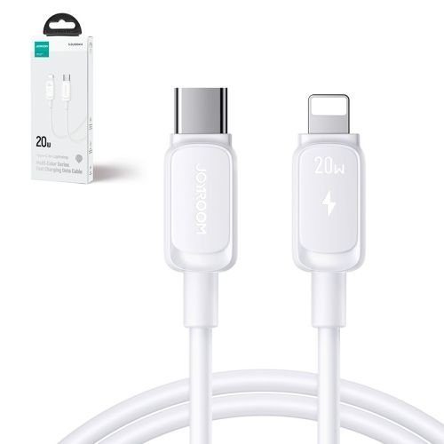 Joyroom Type-C - Lightning Kaabel Mitmevärviline Seeria Kaabel A14 30W 480mb/s 1.2m / valge