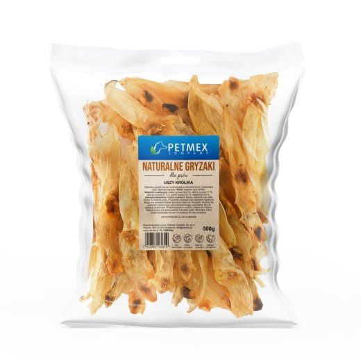 PETMEX küüliku kõrvad - koera närimisvahend - 500g