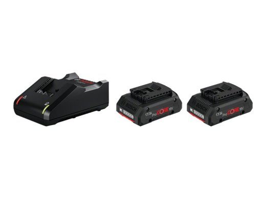 Boschi starterikomplekt koos 2 x ProCORE18V 4.0Ah akuga + GAL 18V-40 Professional laadija