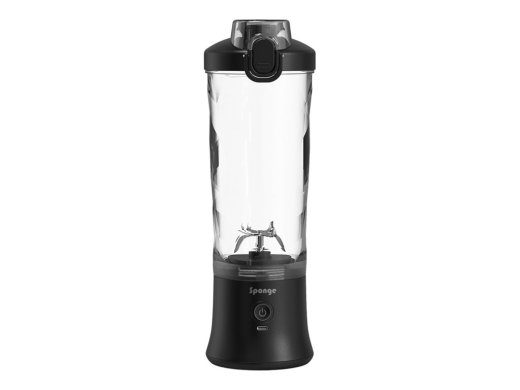 SPONGE 600ml Shaker USB-C laadimine Blend Must