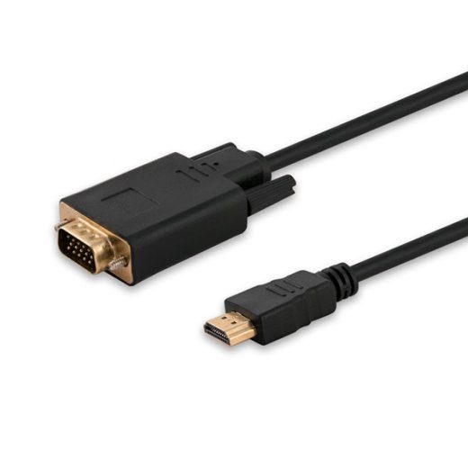 Savio CL-103 1.8m HDMI Type A (Standard) VGA (D-Sub) must adapter