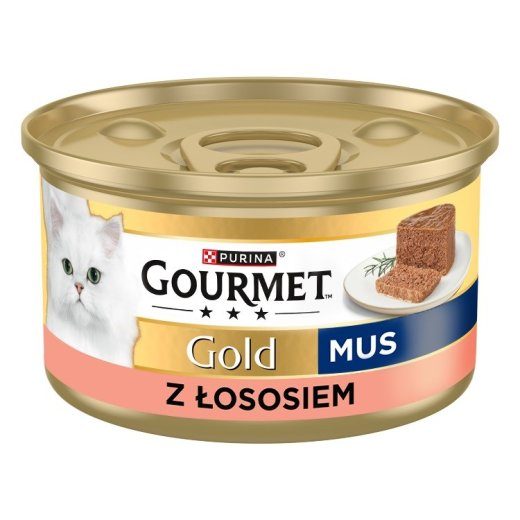 PURINA Gourmet Gold Mousse lõhega - märgkassitoit - 85g