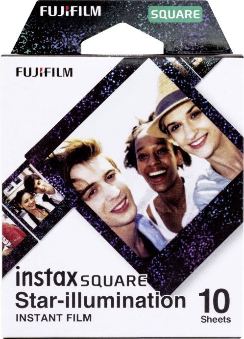 Fujifilm Instax Square star Valgustus Hetketõmmise film (10tk) 86 x 72 mm Trükisuurus: 86mm x 72mm, Pildisuurus: 62mm x 62mm Kogus 10