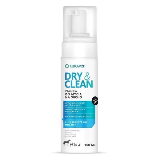 EUROWET Dry & Clean - vaht koertele ja kassidele - 150 ml