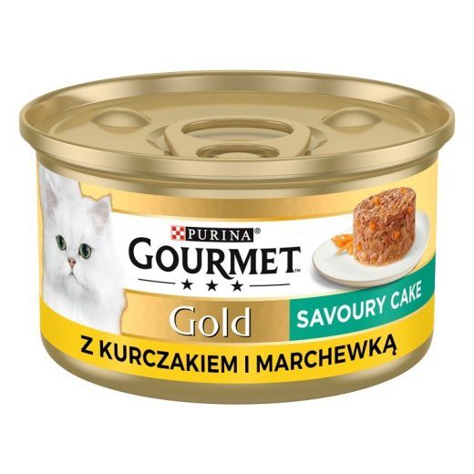 GOURMET GOLD - soolane koogike kana ja porgandiga 85g
