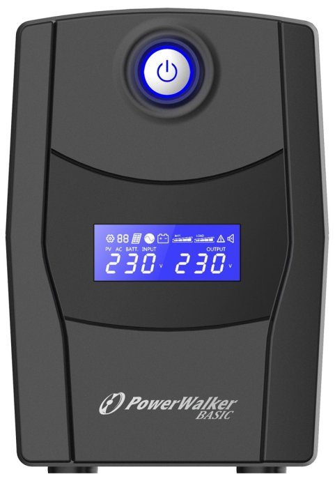 PowerWalker VI 1000 STL Liini-interaktiivne 1 kVA 600 W 2 AC laud