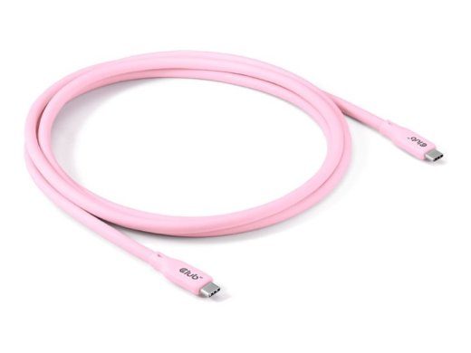 Club 3D USB4 USB Type-C Kaabel 2m Roosa