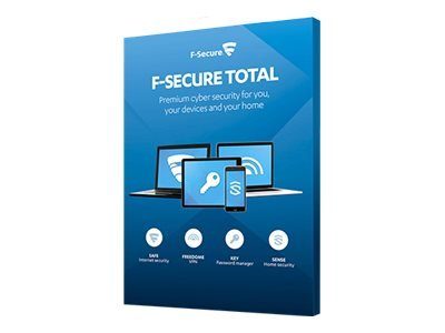 F-Secure Total Security Software Up to 5 Devices 1 Year
