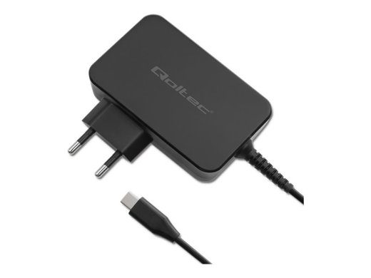 Qoltec GaN POWER PRO Võimsusadapter - AC/USB-C 5-20V