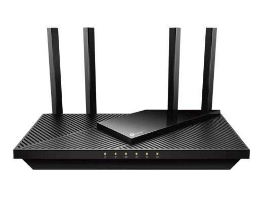 TP-LINK AX3000 Kaheribandi Wi-Fi 6 Ruuter 574Mbps kiirusega 2,4GHz+2402Mbps kiirusega 5GHz Gigabit WAN Port 4 Gigabit LAN Port USB 3.0 4 Antenni