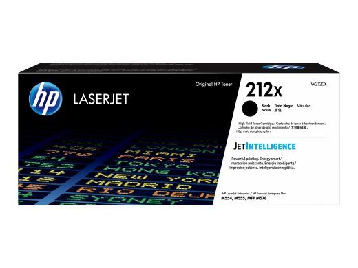 HP 212X Must 13000 Lehekülge Toner W2120X