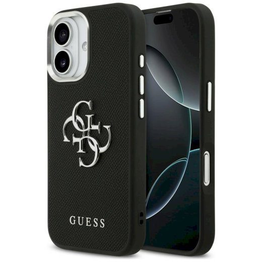 Ümbris Guess Grained Big 4G Classic Logo iPhone 17 jaoks / must