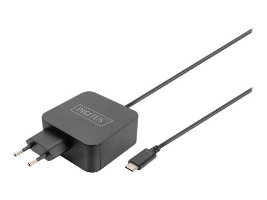 Digitus sülearvutija laadur USB-C Toiteplokk 65W PD3.0 DA-10071 Must