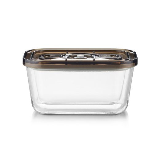 Caso Glass Vacuum Container with Plastic Lid VacuBoxx Eco M Transparent