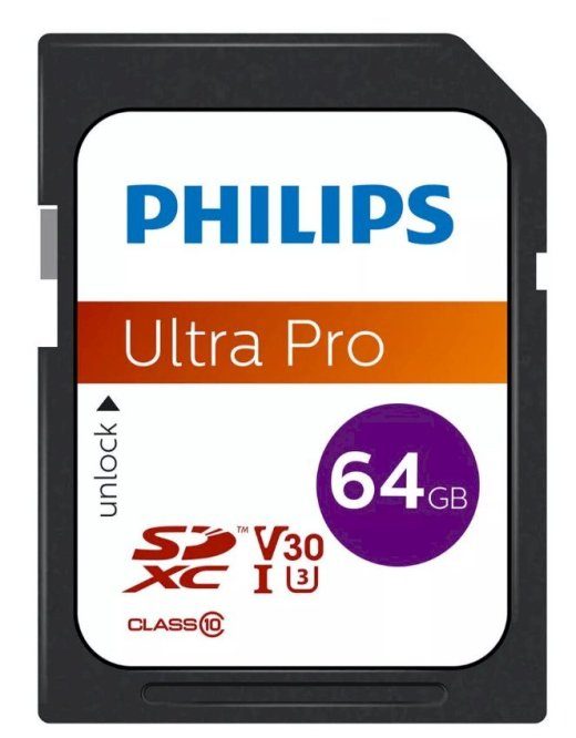 Philips FM64SD65B Memory card 64GB