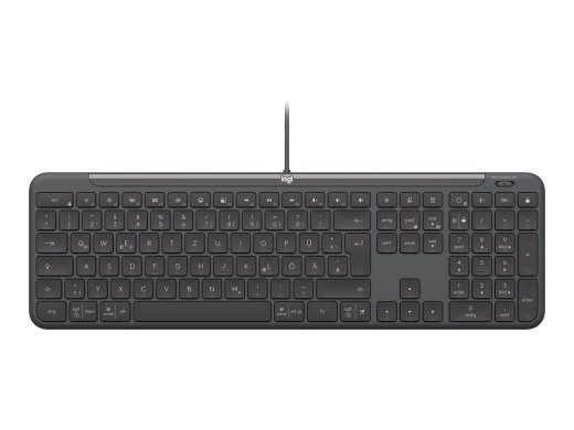 Logitech Signature Slim juhtmega K620 ettevõttele klaviatuur saksa keele kaabel