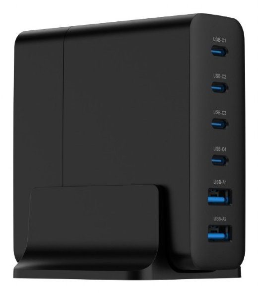 Gembird 75 W GaN USB PowerDelivery fast charger Universal Black AC