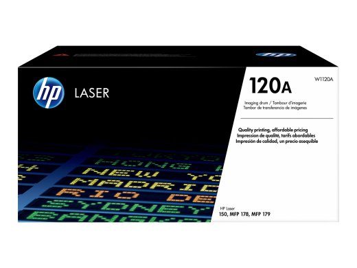 HP 120A must 16,000-lehekülje trumlikomplekt W1120A
