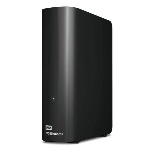 Väline kõvaketas WESTERN DIGITAL Elements Desktop 12TB USB 3.0 Kettad 1 Must WDBWLG0120HBK-EESN