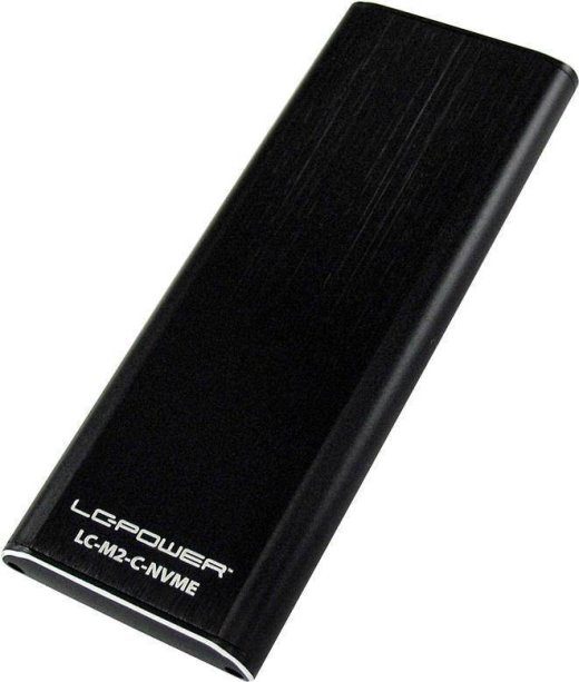 LC-Power LC-M2-C-NVME M.2 SSD diskų dėklas, juodas