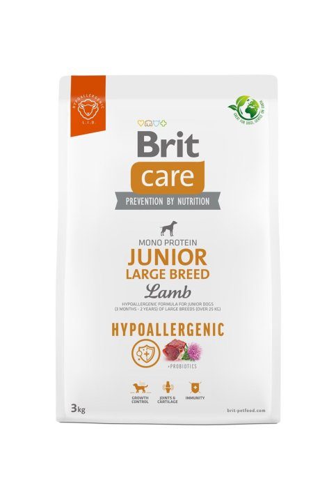 BRIT Care Hüpoallergeenne Noor Suur tõug Lammas - kuiv koeratoit - 3 kg