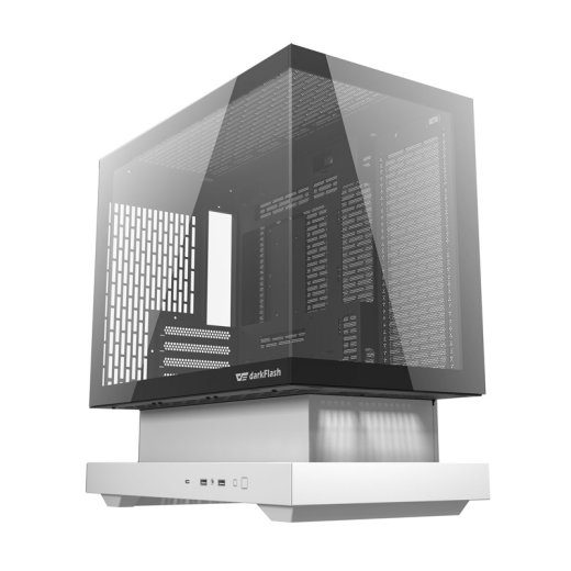 Darkflash F1 arvutikorpuse (Valge) + 6 ARGB ventilaatorit