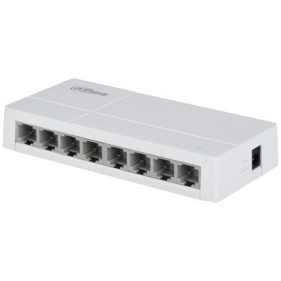 Dahua Technology PoE DH-SF1008L haldamata Fast Ethernet (10/100) Power over Ethernet (PoE) lauaarvuti helesinine