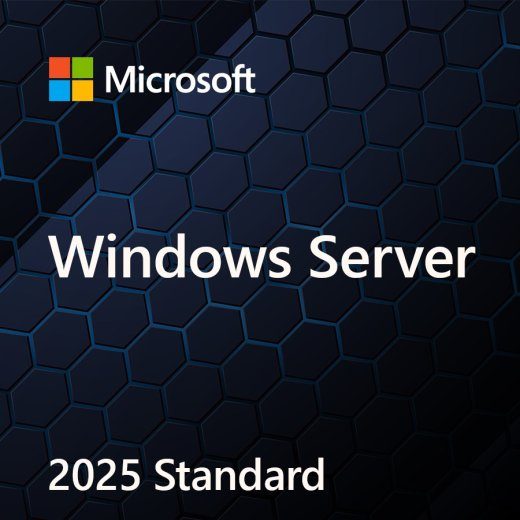 Microsoft Windows Svr Std 2025 64Bit PL DVD 16 tuuma OEM