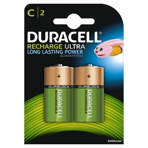 Duracell Ultra C laetav nikkel-metaalhüdriidi (NiMH) aku