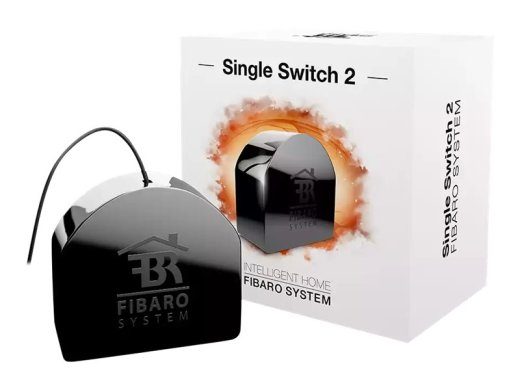 Fibaro Single 2 kontakt, must
