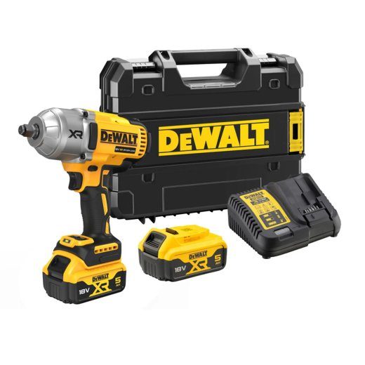 DeWalt 18V XR DCF900P2T-QW 1/2 smūginis veržliaraktis 2x5Ah