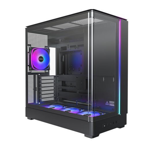 Korv MONTECH micro ATX/Mini-ITX Must Midi Tower PC KING 45 PRO KING45PRO(B)