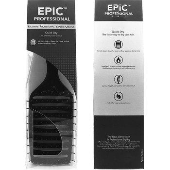 EPIC Quick Dry Black - Hairbrush
