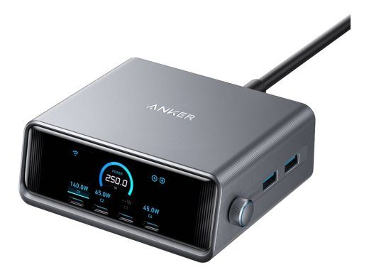 Anker Prime Laadija (250W, 6 porti, GaNPrime) A2345341