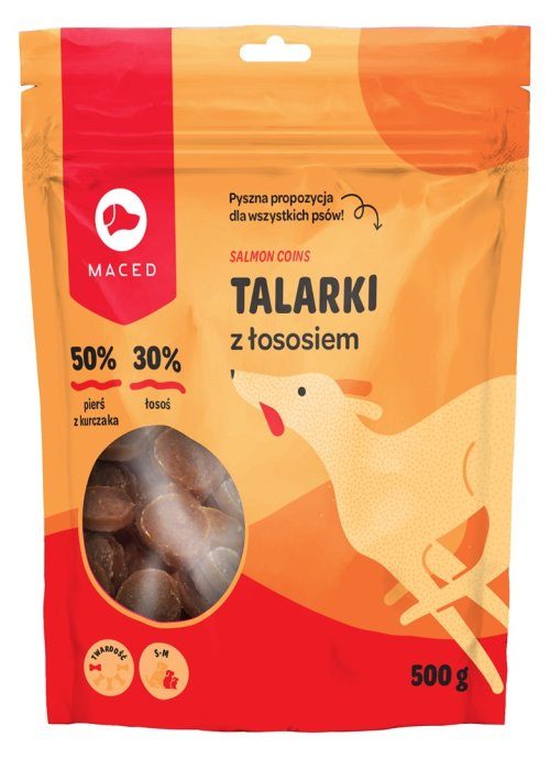 MACED Lõhe laastud - Koeratoit - 500g