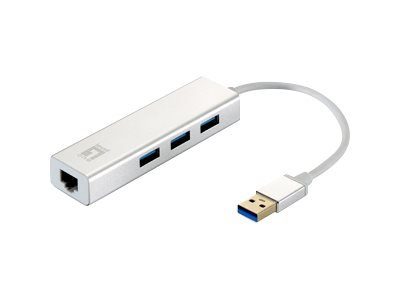 LevelOne USB-0503 hõbedane valge