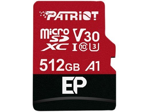 Patriot PEF512GEP31MCX 512 MicroSDXC Class 10 memory card
