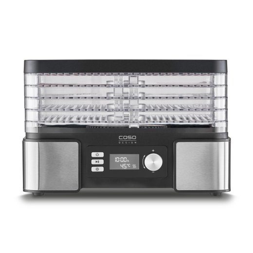Caso Food Dehydrator DH 450 Power 370-450 W Number of trays 5 Temperature control Integrated timer Black/Stainless Steel