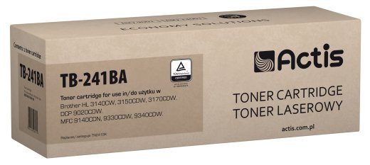 Actis TB-241BA Toon (Brother TN-241BK asendaja; Standard; 2500 lehekülge; must)