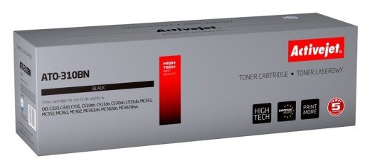 Activejet ATO-310BN Toner (asendus OKI 44469803 jaoks; Supreme; 3.500 lehte; must)