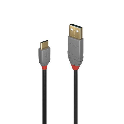 KABEL USB2 C-A 3M/ANTHRA 36888 LINDY
