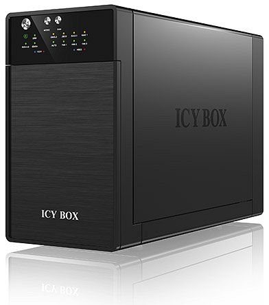 ICY BOX IB-RD3620SU3 External RAID system for 2x3.5 SATA I/II/III USB 3.0 eSATA Black