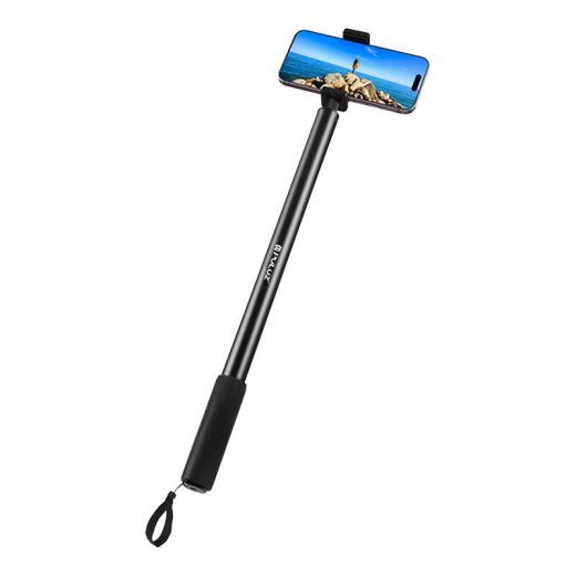 Metallist selfie hoidja 2m PULUZ Insta360 One RS/X2/X3/X4 kaamerale (must)